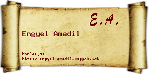 Engyel Amadil névjegykártya